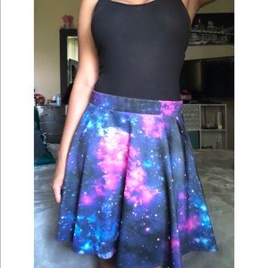 Blue/Purple Galaxy Skirt